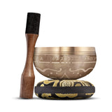 Golden Harmony Tibetan Singing Bowl