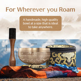 Golden Harmony Tibetan Singing Bowl Set