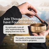 Golden Stillness Tibetan Singing Bowl