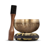 Golden Bloom Tibetan Singing Bowl