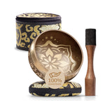 Golden Harmony Tibetan Singing Bowl Set