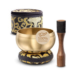 Golden Clarity Tibetan Singing Bowl Set