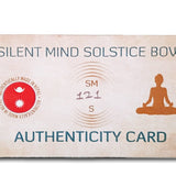 Golden Solstice Collectible Singing Bowl - Hand Hammered Tibetan Silent Mind - Silent Mind