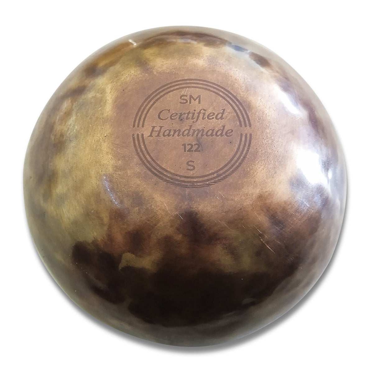 Antique Solstice Collectible Singing Bowl - Hand Hammered Tibetan Silent Mind - Silent Mind