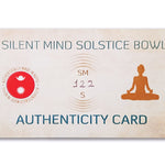 Antique Solstice Collectible Singing Bowl - Hand Hammered Tibetan Silent Mind - Silent Mind