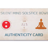 Antique Solstice Collectible Singing Bowl - Hand Hammered Tibetan Silent Mind - Silent Mind