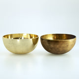 Golden Solstice Collectible Singing Bowl - Hand Hammered Tibetan Silent Mind - Silent Mind
