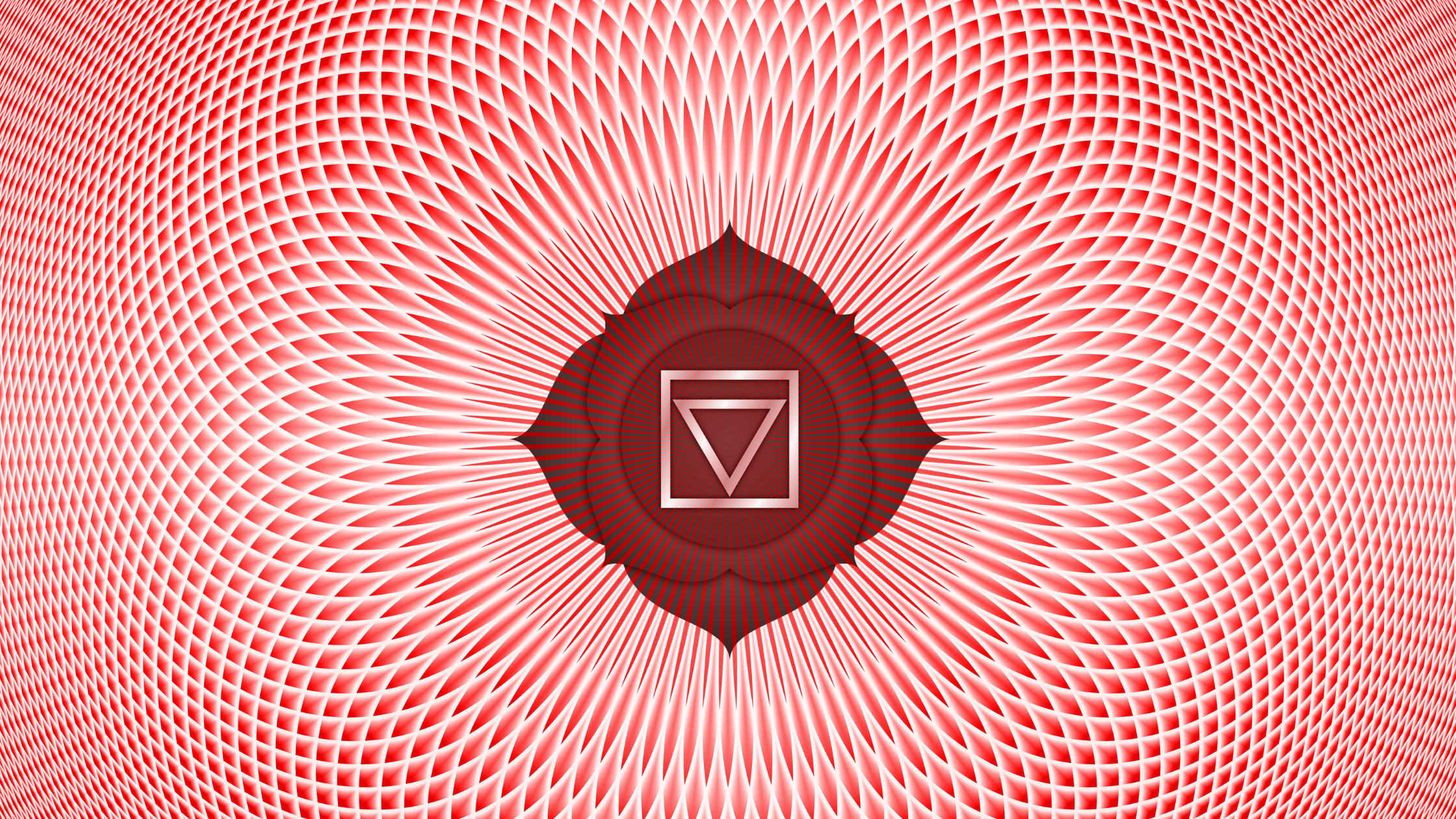 Optical Illusion for Root Chakra