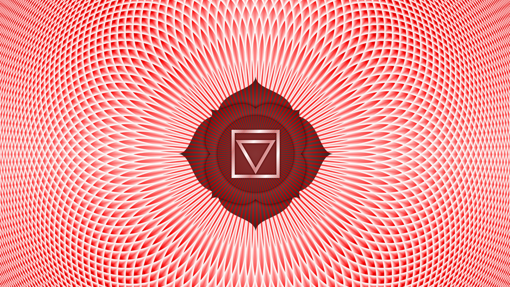 Optical Illusion for Root Chakra