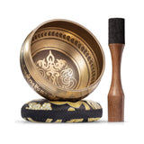 Golden Serenity Tibetan Singing Bowl