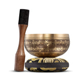 Golden Serenity Tibetan Singing Bowl