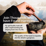 Celestial Harmony Tibetan Singing Bowl – Handcrafted Sound Bowl for Meditation & Relaxation