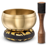 Golden Clarity Tibetan Singing Bowl – Handcrafted Sound Bowl for Meditation & Relaxation