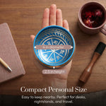 Size of the Tranquil Aura singing bowl held in the hand