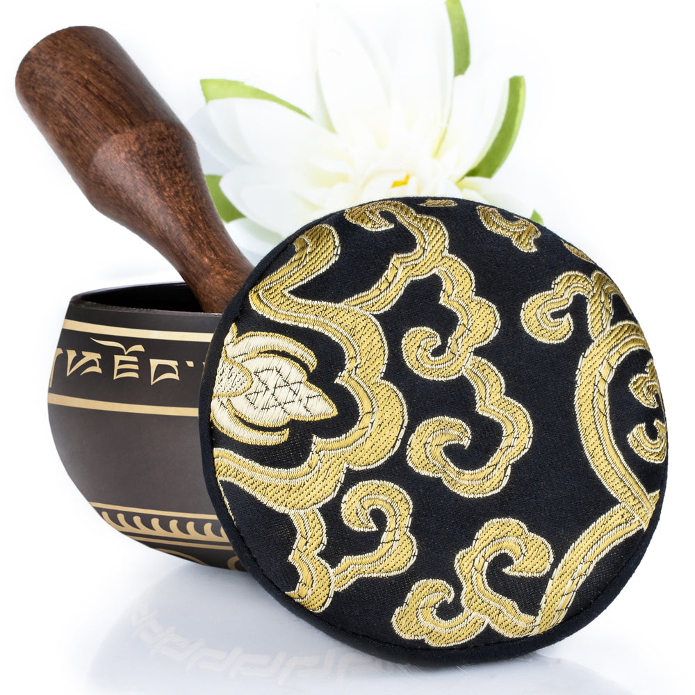 
                  
                    Spring Renewal Bowl ~ Black Bowl with Black Pillow ~ Tibetan Singing Bowl Set Singing Bowl Silent Mind - Silent Mind
                  
                