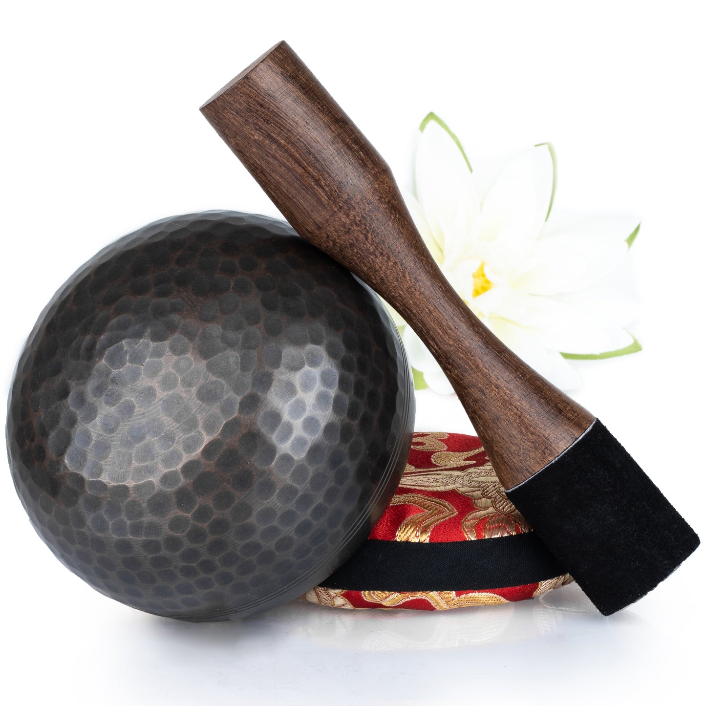
                  
                    Brown Matte Bowl with Red Pillow ~ Simplicity Pattern Beaten ~ Tibetan Singing Bowl Set Singing Bowl Silent Mind - Silent Mind
                  
                